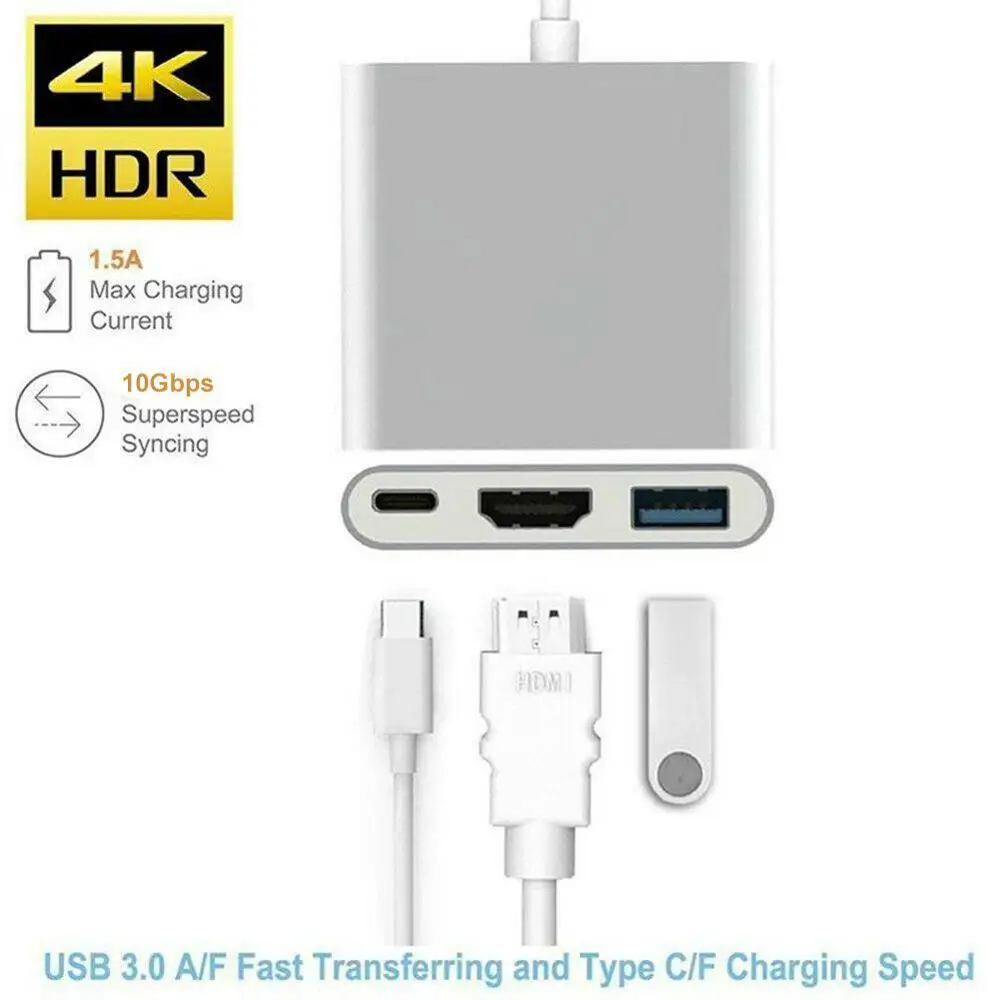 Адаптер-переходник с Usb 3 1 на HDMI в для Samsung Huawei Apple | Электроника
