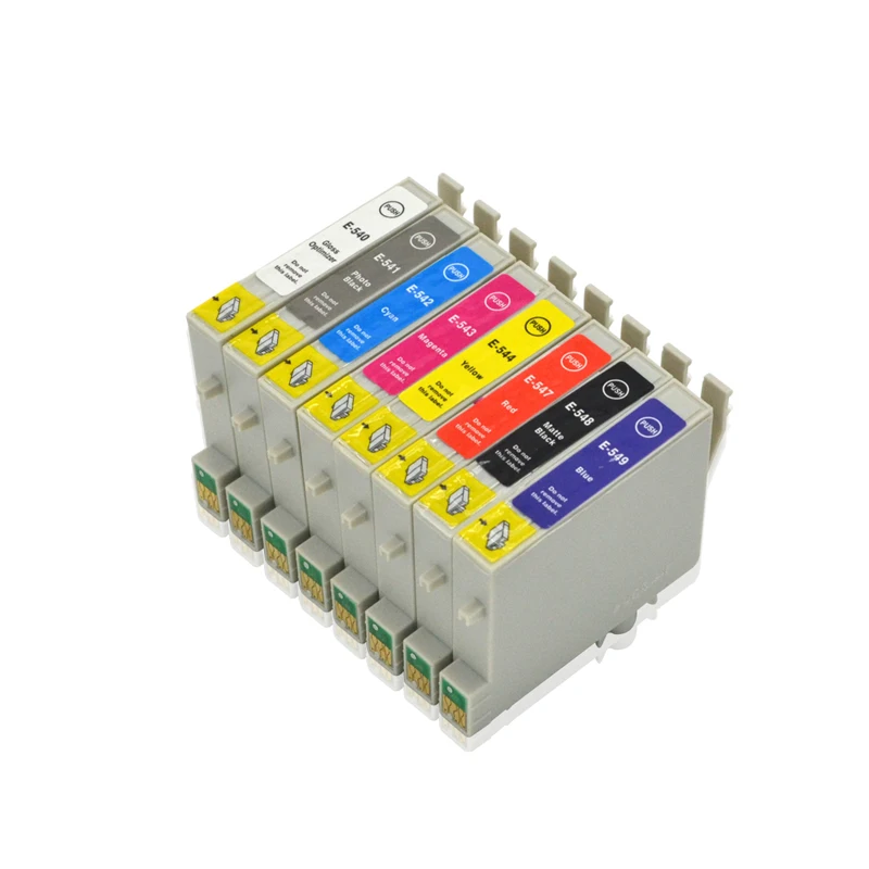 8 шт. картриджи для принтера Epson T0540 T0541 T0542 T0543 T0544 T0547 T0548 T0549|ink cartridge|photo printer epsonink epson |