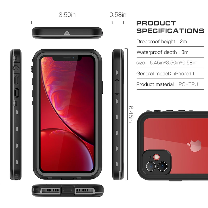 Водонепроницаемый чехол для iphone 11 / Pro PRO Max 6 5 дюйма 3m | Мобильные телефоны и