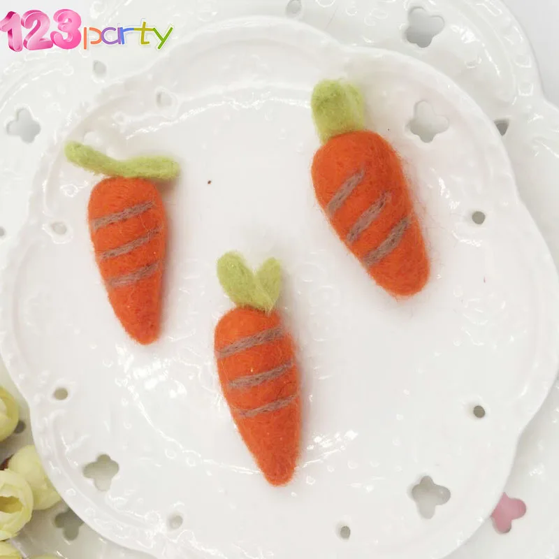 1 шт. Шерсть Войлок DIY ремесло мини морковь Poke Набор для маникюра многоразовые