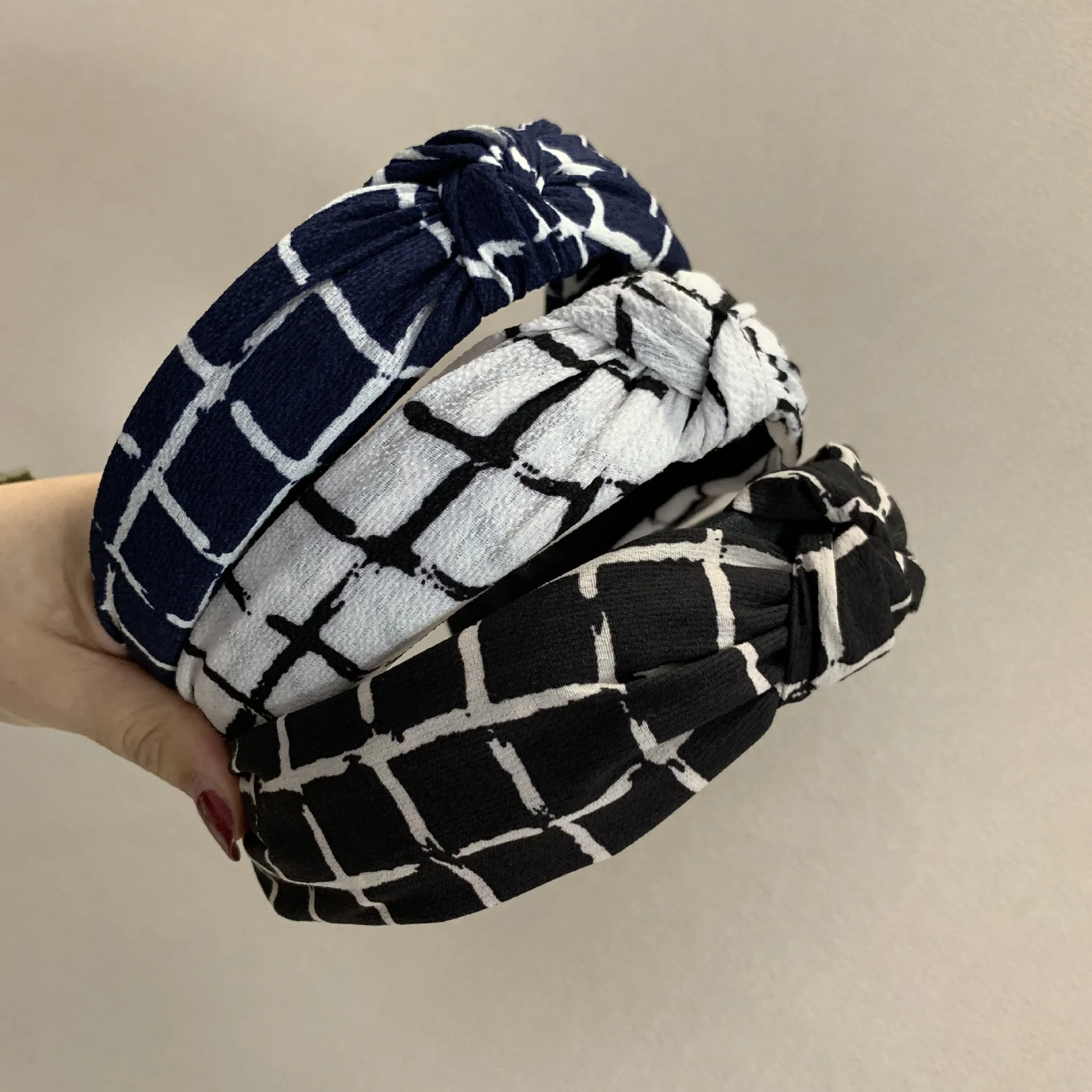 Новинка женская модная шифоновая повязка на голову с принтом аксессуары для