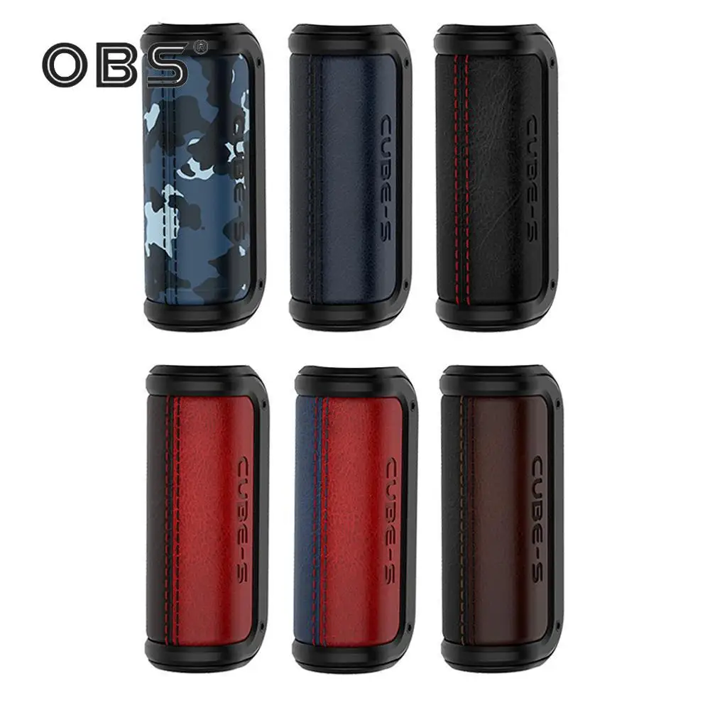 Бокс-мод OBS Cube S 80 Вт VW со светодиодным дисплеем 0 96 дюйма максимальная мощность 18650