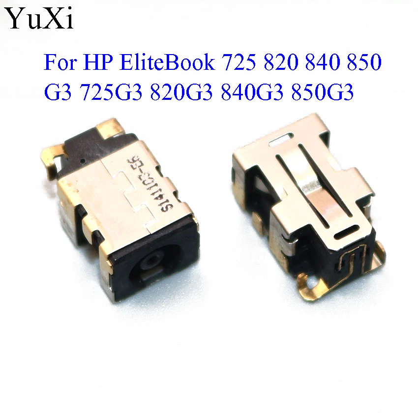 Купи YuXi DC Power Jack for HP EliteBook 725 820 840 850 G3 725G3 820G3 840G3 850G3 DC Connector Laptop Socket Power Replacement за 65 рублей в магазине AliExpress