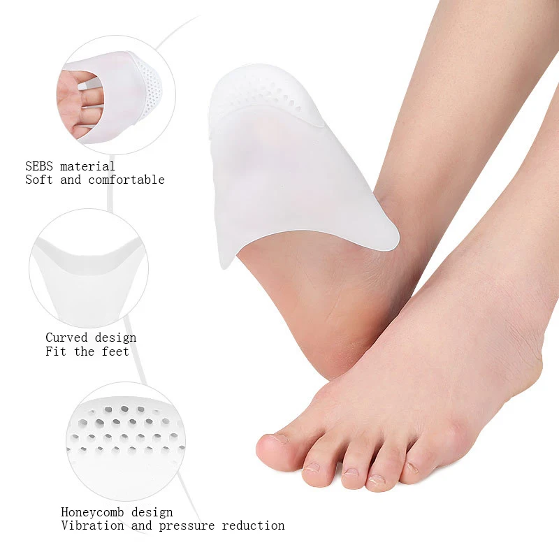 1 пара средства ухода за кожей стоп защита для пальца из силиконового геля с