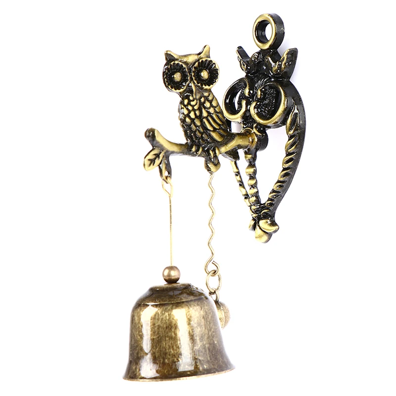 

Vintage Retro Style Animal Horse Elephant Owl Shaped Metal Bell Doorbell Hanging Door Home Decoration Hot