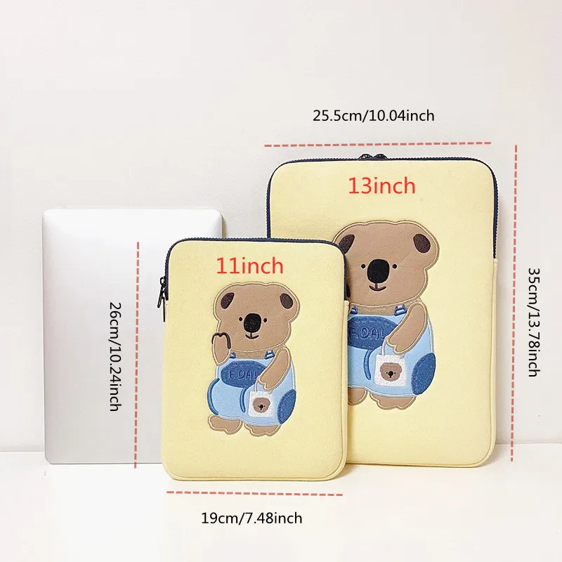 Lovely Women's Notebook Bag Multifunction Travel Necessary Ipad Digital Storage Pouch Business Briefcase Accessories Supplies