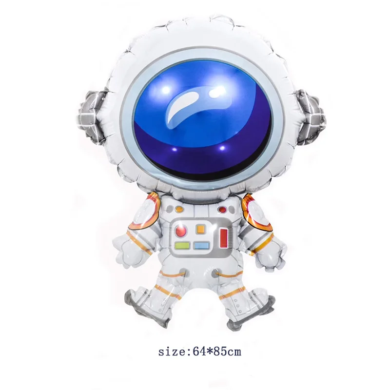 balloon 3 pcs Милые вечерние столовые приборы с космическим пространством, салфетки с флагом и воздушным шаром для космонавта, праздничные принадлежности для дня рождения, декорации с планетами - Цвет: balloon 3 pcs