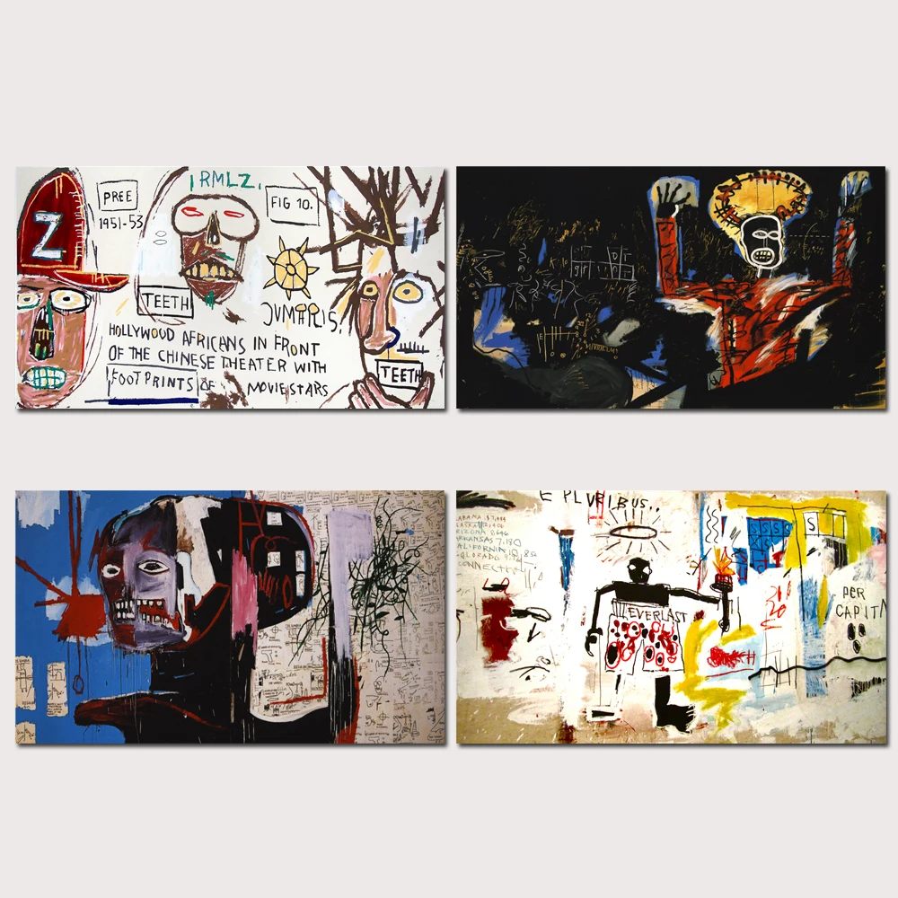 Абстрактный фотографический постер Jean Michels без названия граффити 1 панель