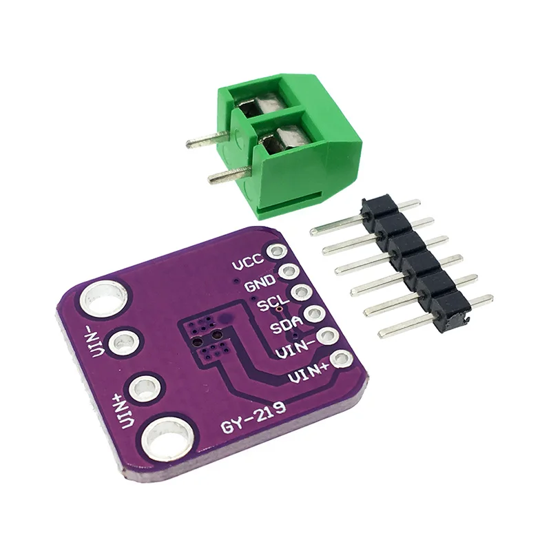 INA219 I2C interface High Side DC Current Sensor Breakout power monitoring sensor module | Электронные компоненты и