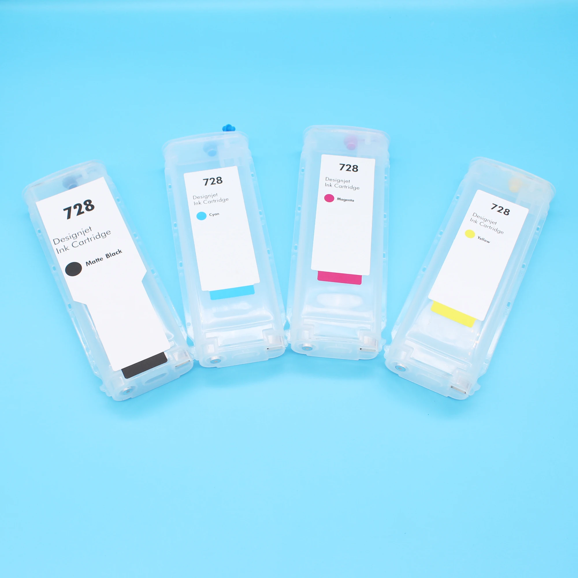 

Многоразовые чернильные картриджи с чипами для плоттера HP Designjet T730, T830, 728 мл, 300 шт.