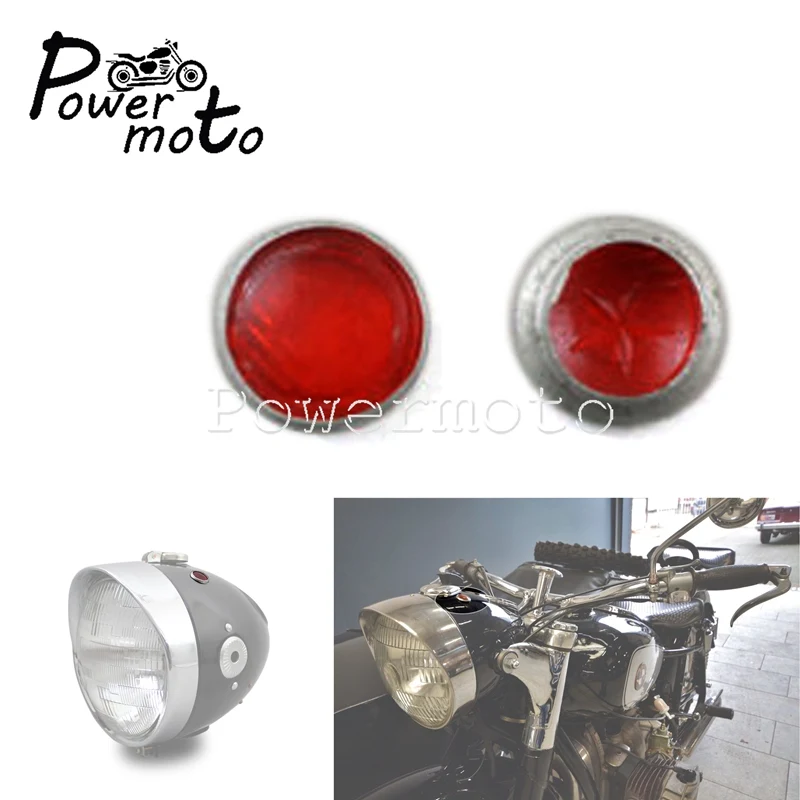 

Для Dnepr Урал сидекар BMW K750 KS750 2X кариес фар линза ходовая лампа Замена объектива для вермахта вермахт BW40