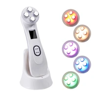 ems facial mesotherapy electroporation radio frequency led photon face lifting tighten reduce wrinkle skin care face tools