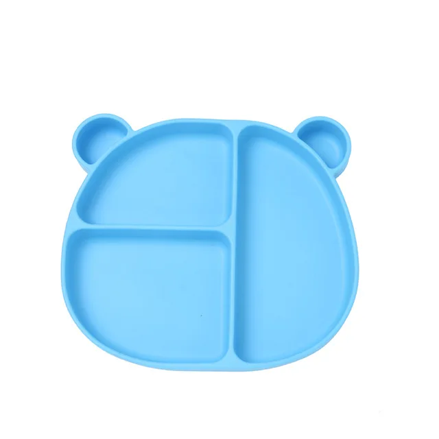 

Baby Feeding Silicone Tableware Tray With Suction Cup Toddler Plate Dishes And Portable Kids Food Place Mat Eating Bowl Dropshi