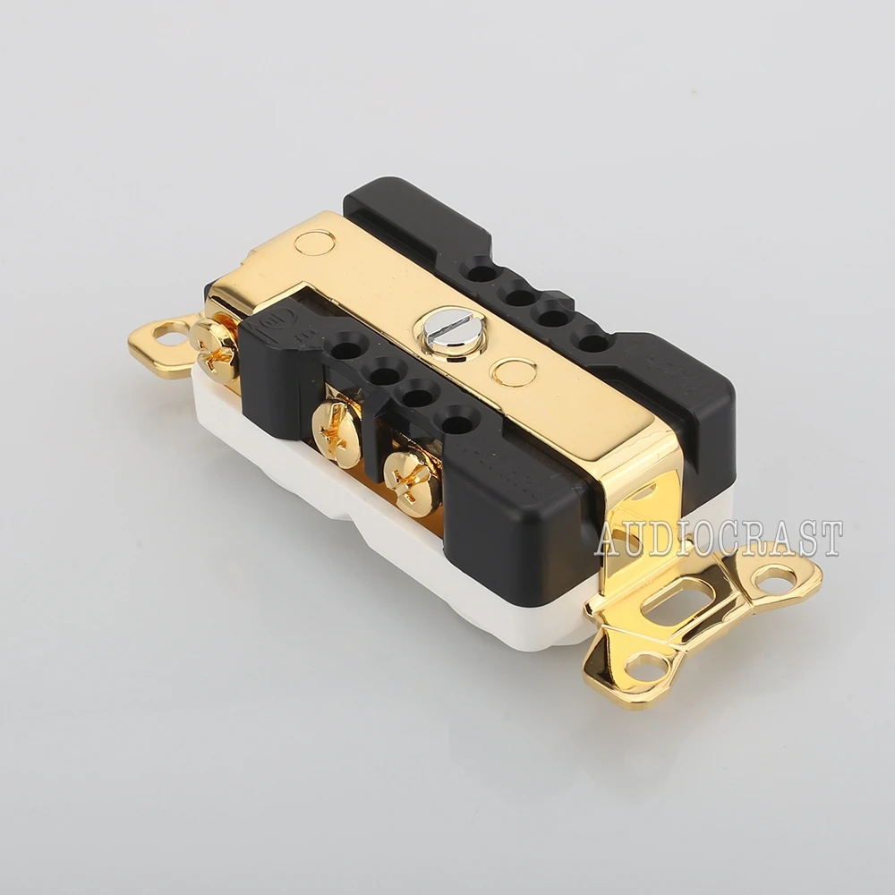 Hi-End Beryllium медь позолоченный AC 20A розетка распределитель питания 1 шт