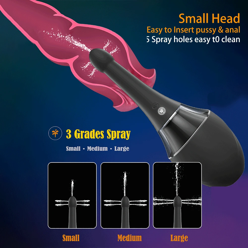 Автоматический анальный очиститель клизмы контейнер для очистки лампочка душа