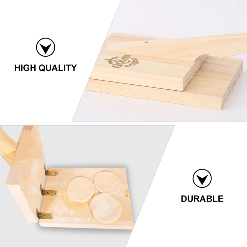 

Wooden Dough Presser Professional Dumpling Wrappers Making Mold Kitchen Gadget