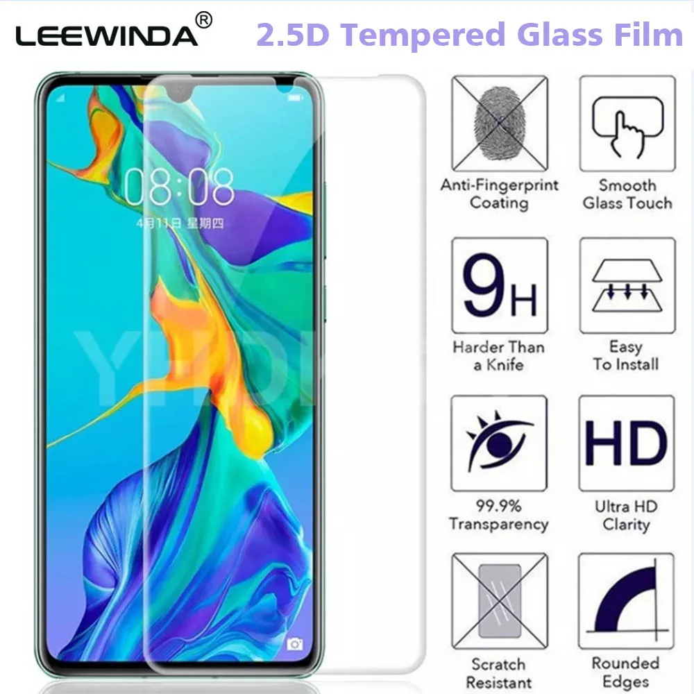 Закаленное стекло 2.5D для Huawei P30 Lite Nova3e Nova3i honor4 Nova4A Honor3X тонкая защитная пленка