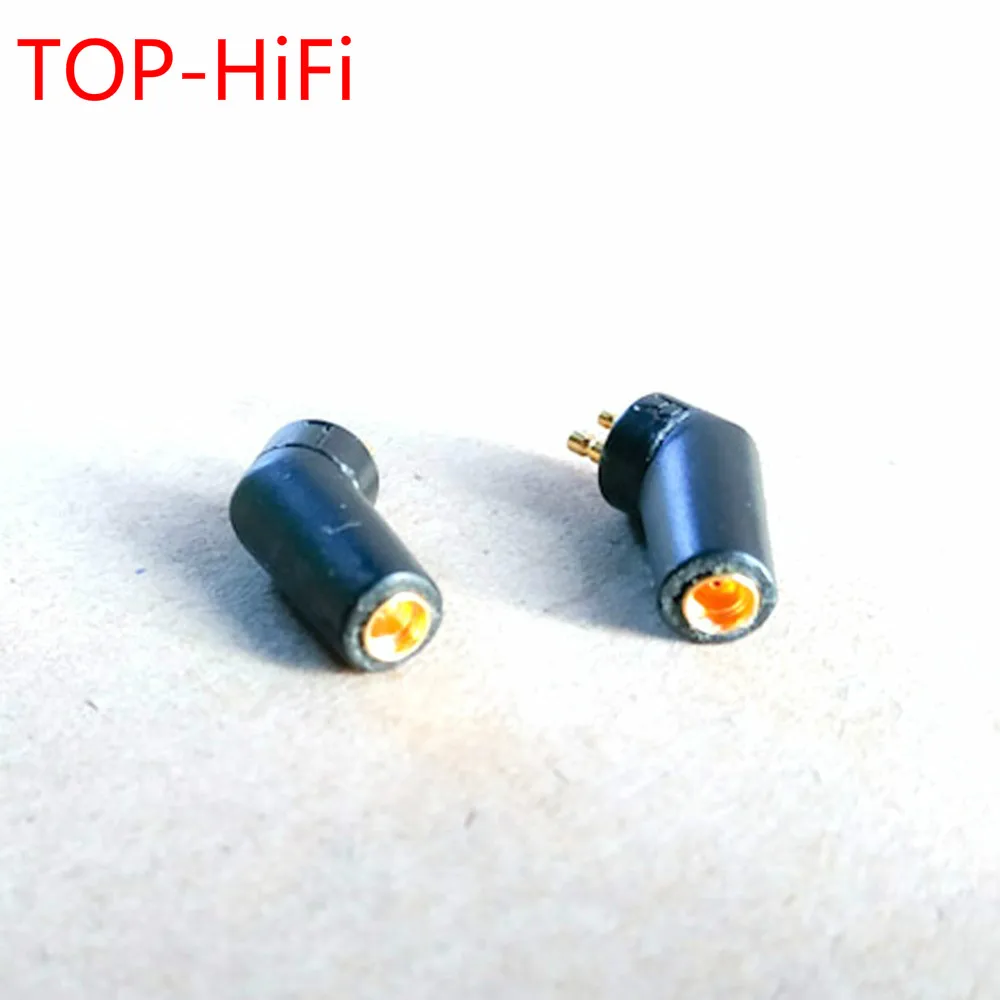 TOP-HiFi одна пара разъемов для наушников ER4P ER4B ER4S штекер-MMCX гнездовой конвертер