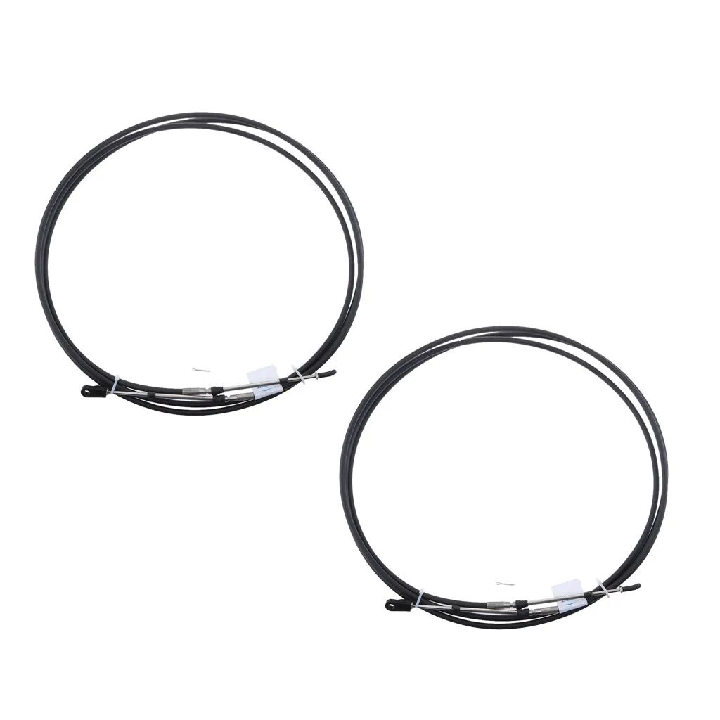 2 шт. универсальный трос дроссельной заслонки черный для рычага управления