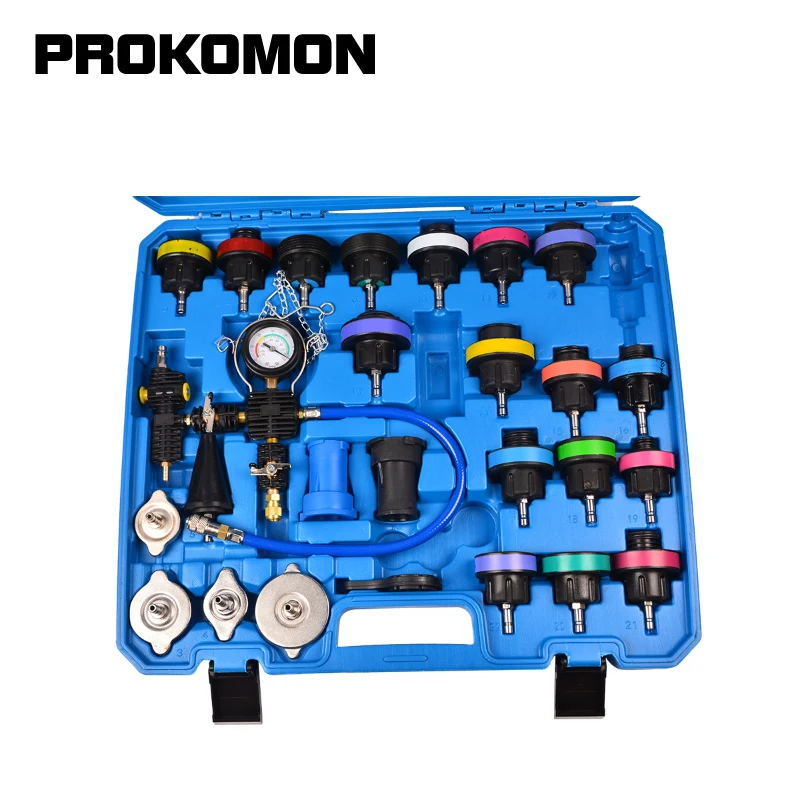 28 шт. Универсальный Тестер давления радиатора вакуумный тип система охлаждения