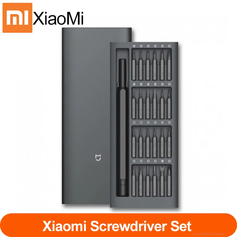 

Original xiaomi Mijia Wiha 24in1 Screwdriver Kit Gray, hexagon tool Hand tools for home Led set Repair Bits Bit electric Nozz