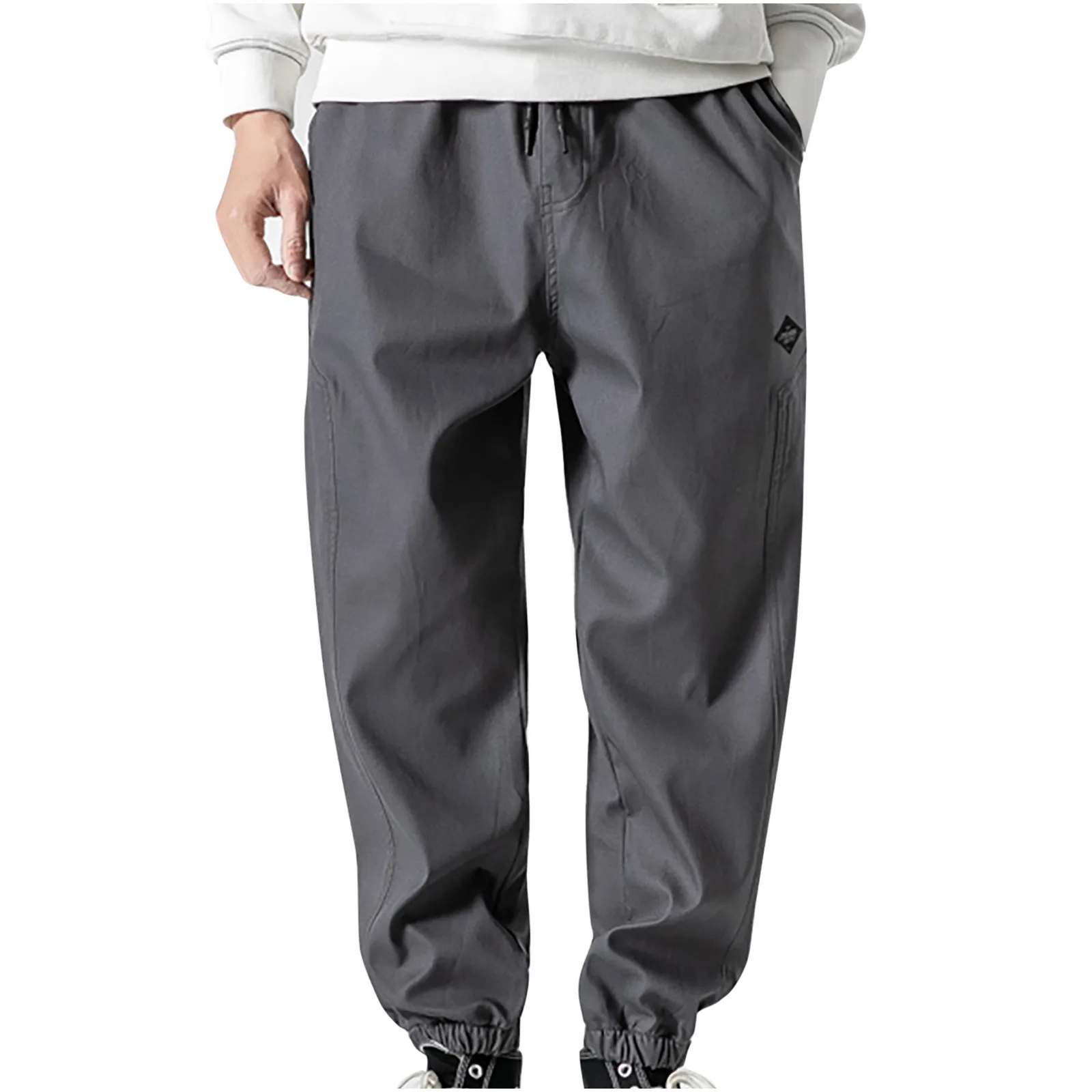 

2021 Men's Fashion Cargo Pants Classic Twill Relaxed Fit Work Wear Combat Safety Men's Sports Pants