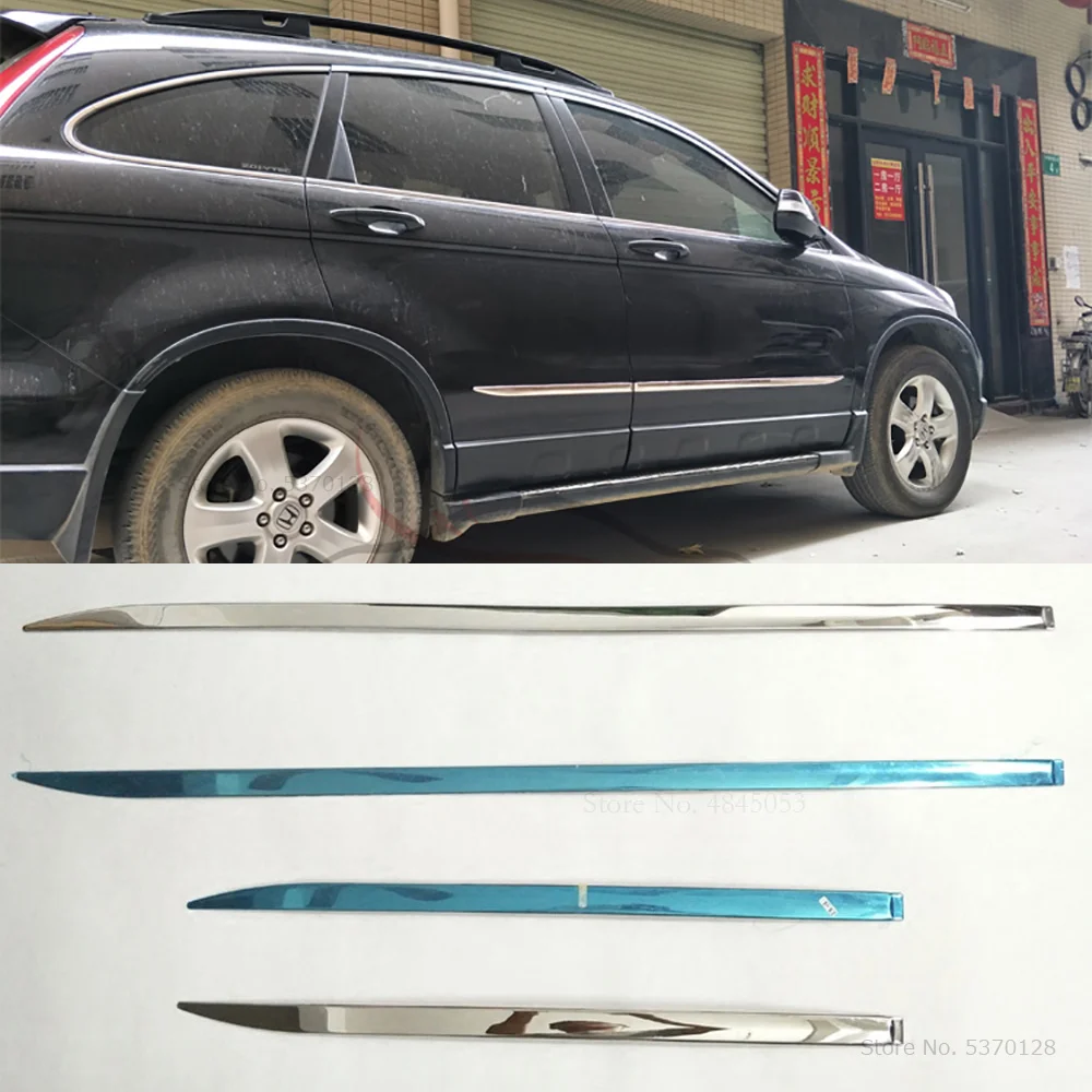 4 шт. хромированные накладки на боковые двери для Honda CRV CR-V 2007-2011 ABS | Автомобили и