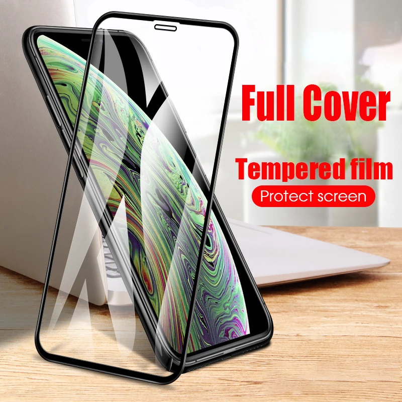 Для iPhone 11 Pro XS MAX XR полноэкранная Защитная пленка для 2019 5 8 дюйма закаленное стекло