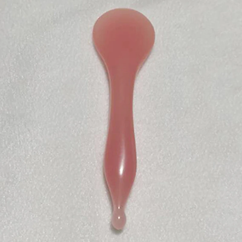 Натуральный розовый кварц нефрит доска гуаша Массажная подушка для лечения