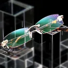 Rimless алмазные резка градиент затемненные очки для чтения светильник вес антибликовыми свойствами светильник пресбиопические очки Для мужчин Для женщин Для мужчин