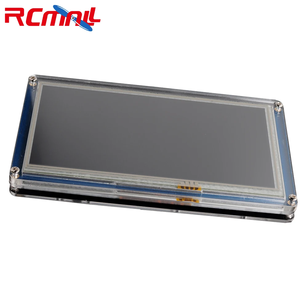 Verkaufen Nextion 7,0 Zoll USART HMI LCD Touch Display Modul TFT Bildschirm NX8048T070 Mit Acryl Transparent Fall Für Arduino Raspberry Pi