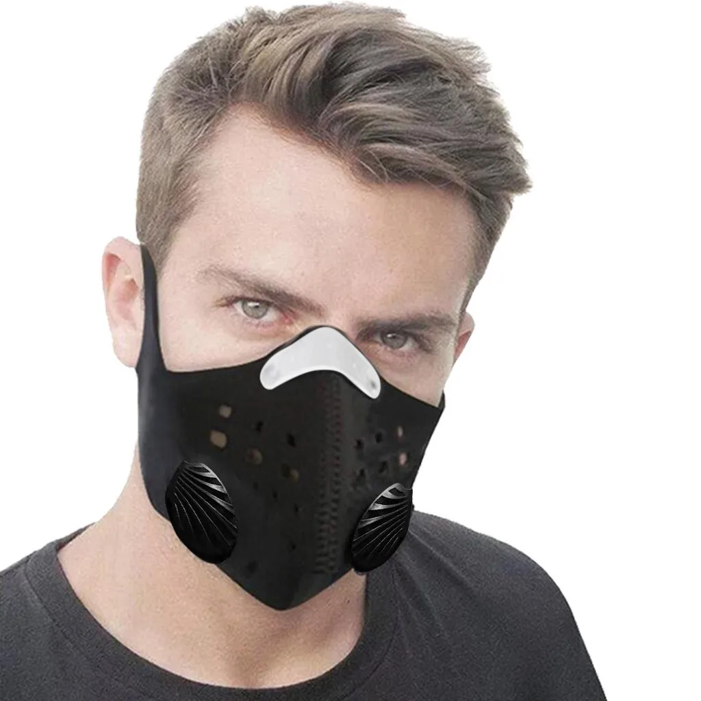 Моющаяся пылезащитная маска с фильтром свежего воздуха для мотоцикла лица езды