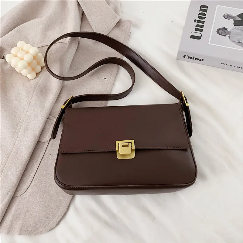 

High-quality Retro Handbags Fashion All-match Shoulder Bag 2021 New Simple Ladies Messenger Bag Korean Casual Small Square Bag