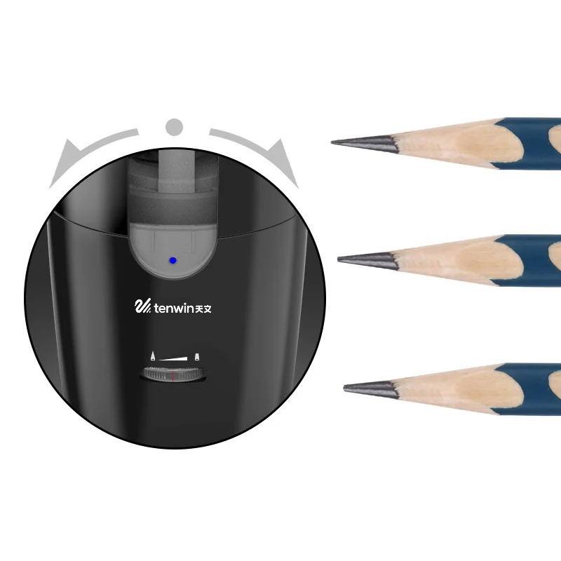 Tenwin эскиз электронные точилки для карандашей USB зарядка Механическая