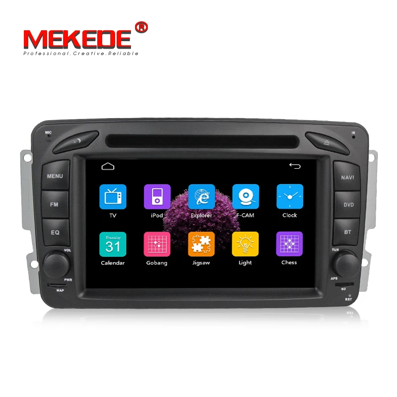 

Mekede 8" Wince6.0 2Din Car DVD CD Player with GPS for Ben-z GLCK(W203 2000-2005) (C209/W209 2004-2005) Car Radio Audio Stereo