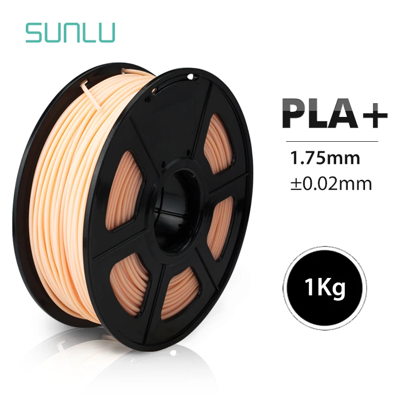 SUNLU PLA PLUS Филамент 1,75 мм 1 кг материалы для 3d печати разноцветные на выбор пластиковые PLA 3d Филамент Быстрая - Цвет: PLA Plus Skin