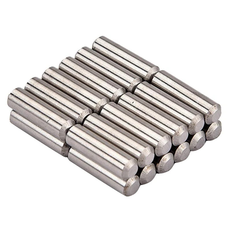 

24 Pieces Alnico 5 Guitar Pickup Magnet Rod Pole Slugs Pickup Parts 17mm