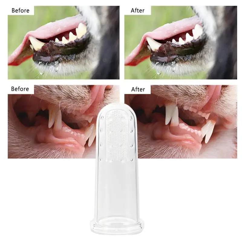 

10 штук мягкие палец щетка Зубная щетка для животных плюшевая собака плюс неприятного запаха изо рта стоматологической помощи зубного камня...
