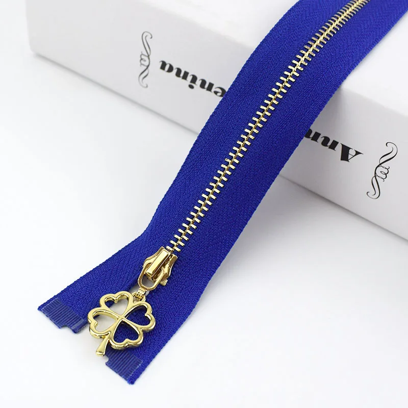 Royalblue Meetee 2 шт 40-70 см 3# Металлические молнии Open-End Авто замок золотая молния DIY сумки кошелек Декор одежды молния Швейные аксессуары ZA039 - Цвет: Royalblue