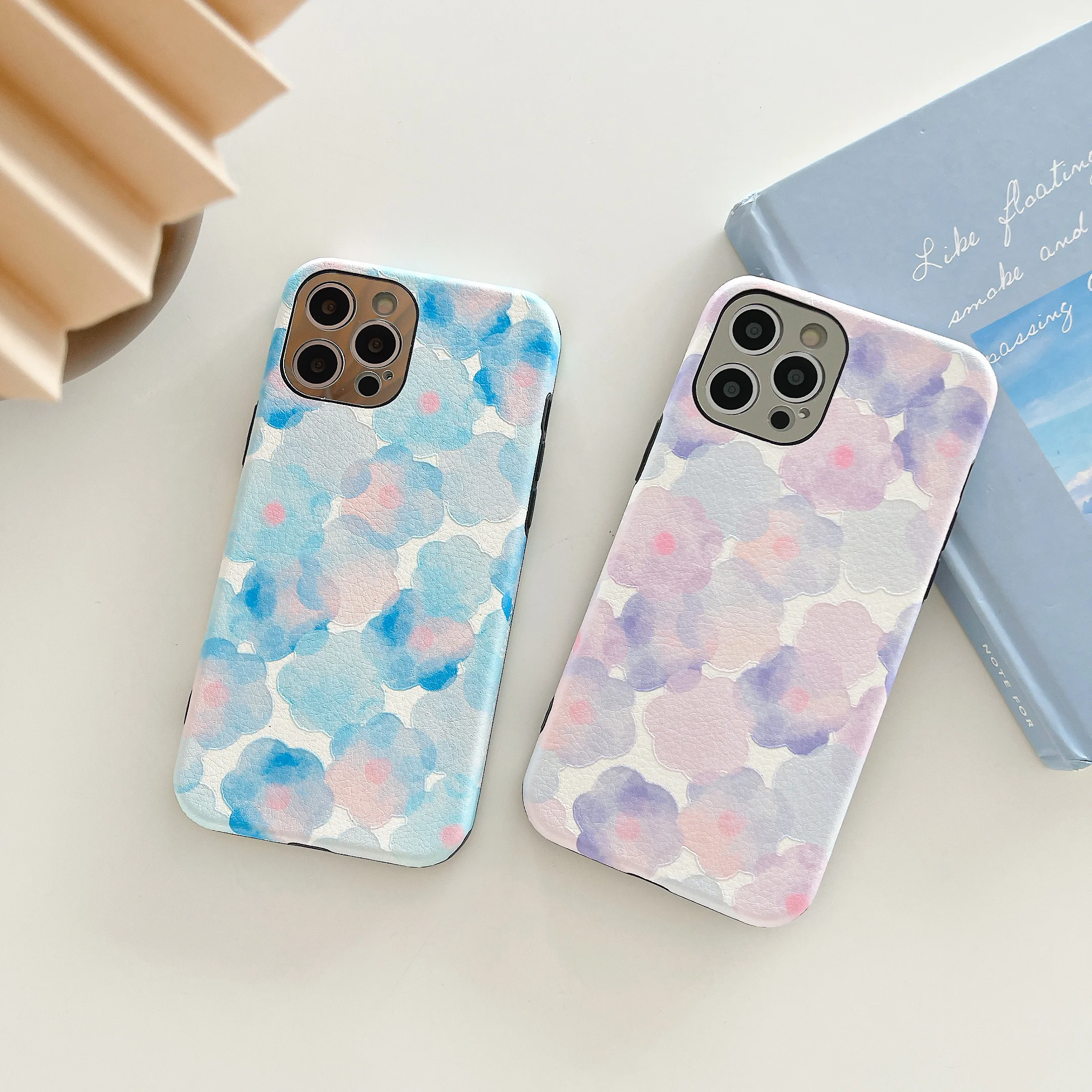 

For Apple iPhone 12 Mini 11 Pro XS Max XR X 8 7 Plus Girls Colorful Cute Case PU Leather Shockproof Back Cover Shell