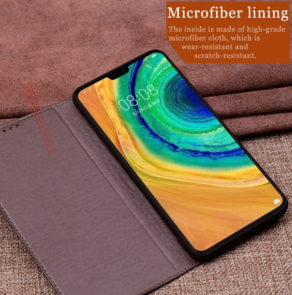 Чехол для huawei mate 30 Pro RS, мягкий силиконовый чехол с откидной крышкой из натуральной кожи для huawei mate 20 20X5G, чехол, Fundas Phone Capas
