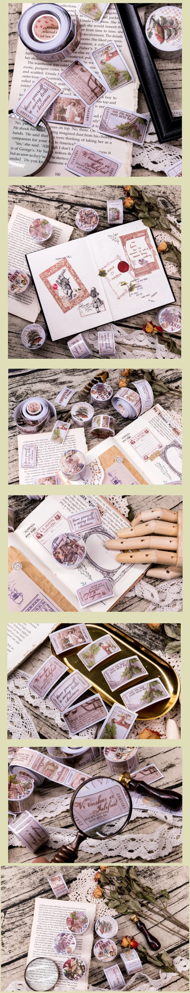 3 см* 5 м Mengxi винтажная клейкая лента васи diy Украшение для скрапбукинга маскирующая лента клейкая лента