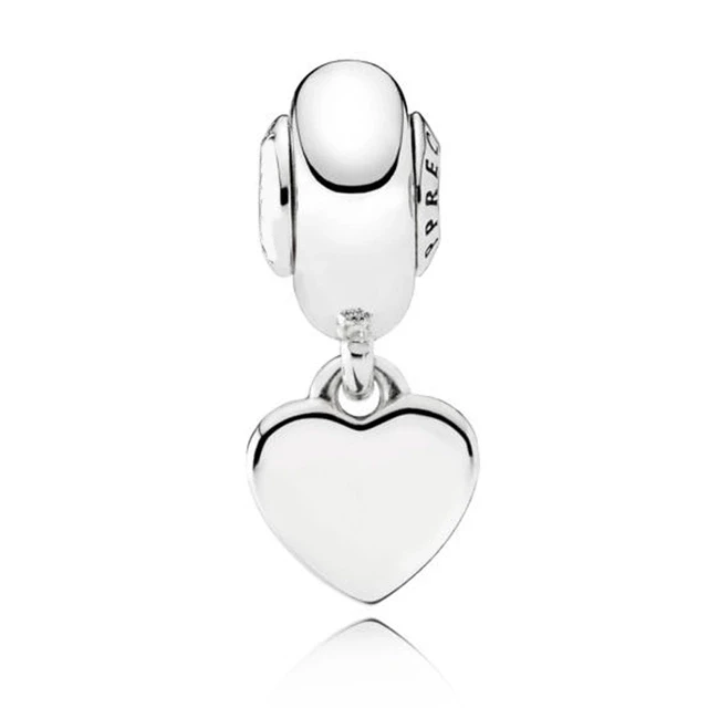 Бусины из стерлингового серебра 925 любовь Шарм Подходит для женщин Pandora Essence браслет DIY ювелирные изделия - Цвет: 4