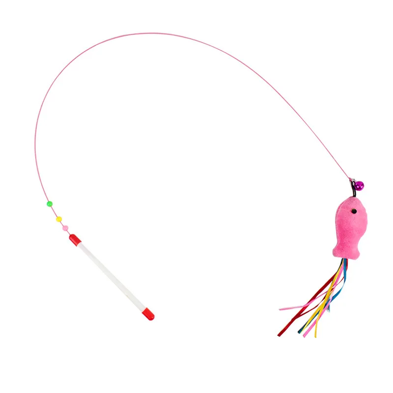 Игрушки для домашних животных кошки палочки кошек с колокольчиками