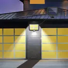 Уличный настенный светильник с датчиком движения, водонепроницаемый точечный светильник на солнечной батарее, 3 режима, 128 светодиодов, IP65