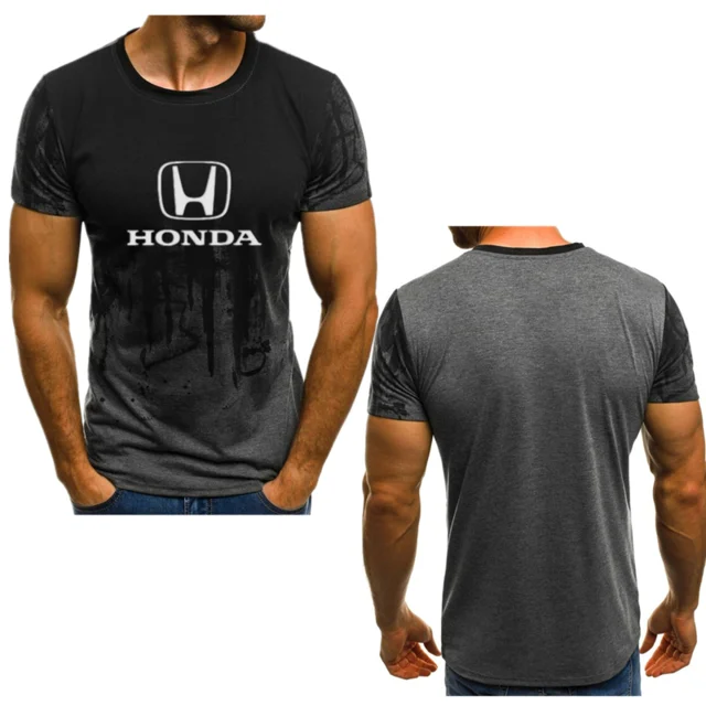 

2021 New Latest 3D for Honda print T-shirt ink painting short sleeve summer casual top T-shirt fashion o-neck men's T-shirt
