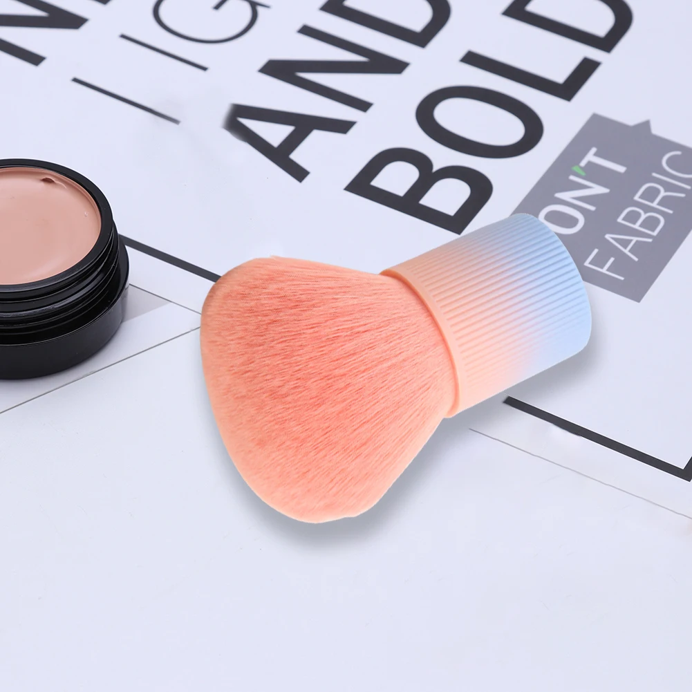 Gradient Color Powder Brush Mushroom Head Makeup Brush Face Beauty Tools
