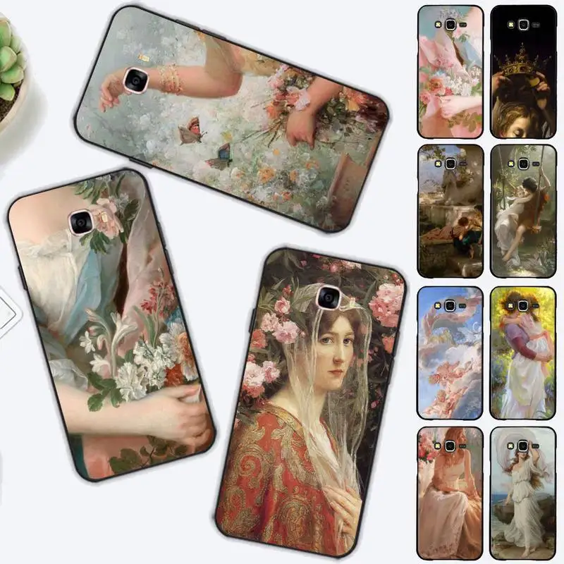 

Yinuoda Renaissance art Painting Phone Case for Samsung J 2 3 4 5 6 7 8 prime plus 2018 2017 2016 core