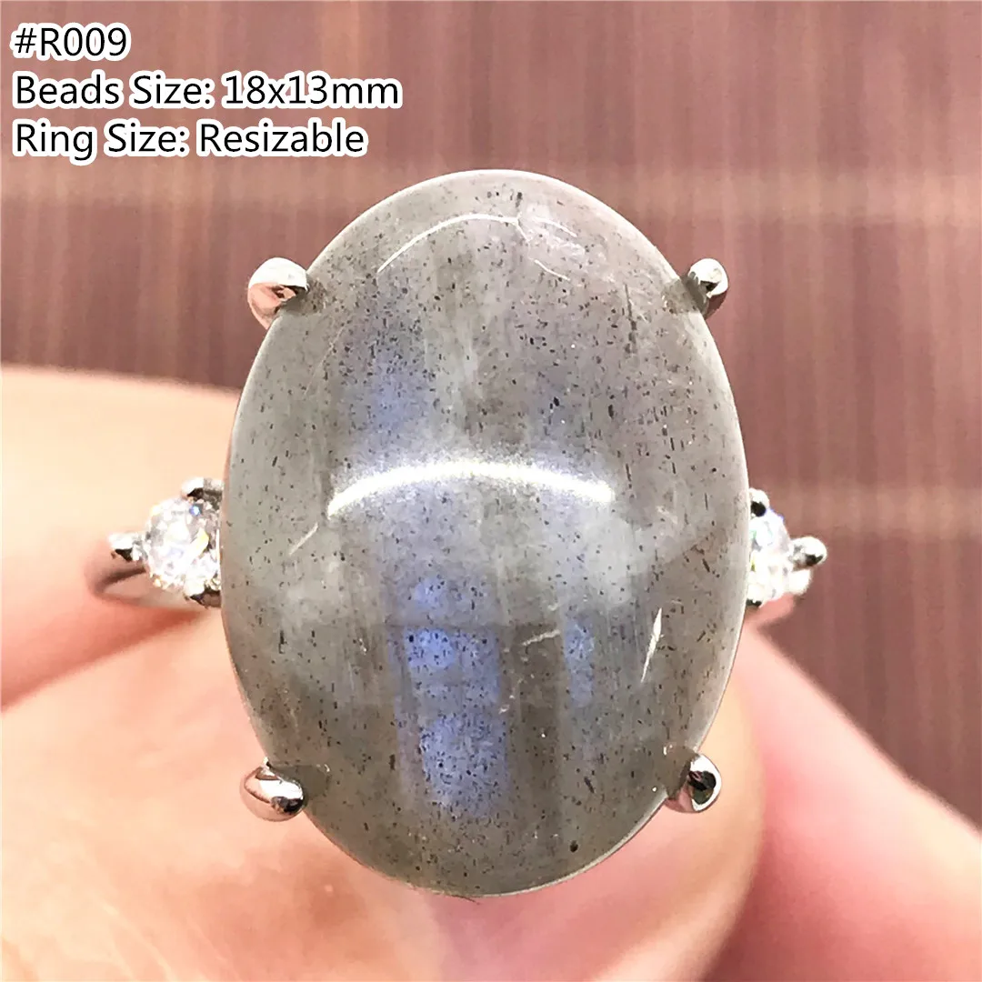 

Бусины Из Натурального Лабрадорита, кольцо, ювелирные изделия для женщин и мужчин, хрустальные бусины, Исцеляющие удачу, лунный камень регу...