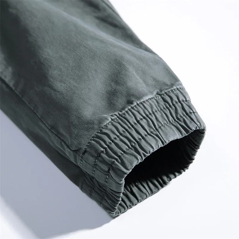 

Men's Cargo Pants Military Style Tactical Pants Male Camo Jogger Plus Size Cotton Many Pocket Men Black Trousers